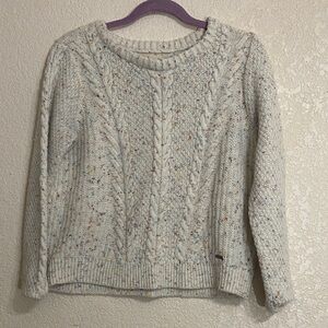 Hollister Multicolor Cable Knit Sweater